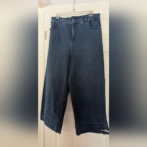 Universal Standard Carrie High Rise Wide Leg Jeans, True Blue, 18/20 (US size M)